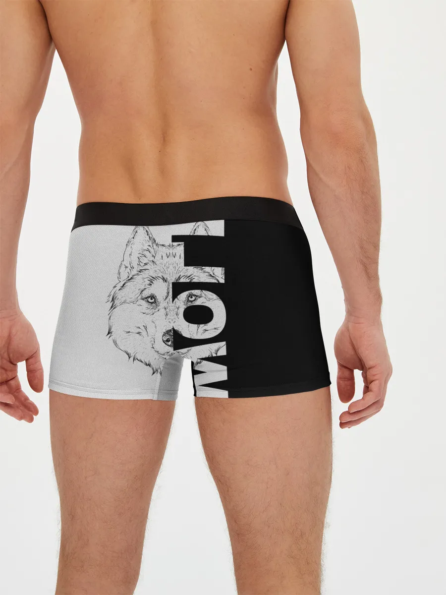 Мужские трусы боксеры / Wolf