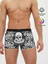 Мужские трусы боксеры / Grunge Skull