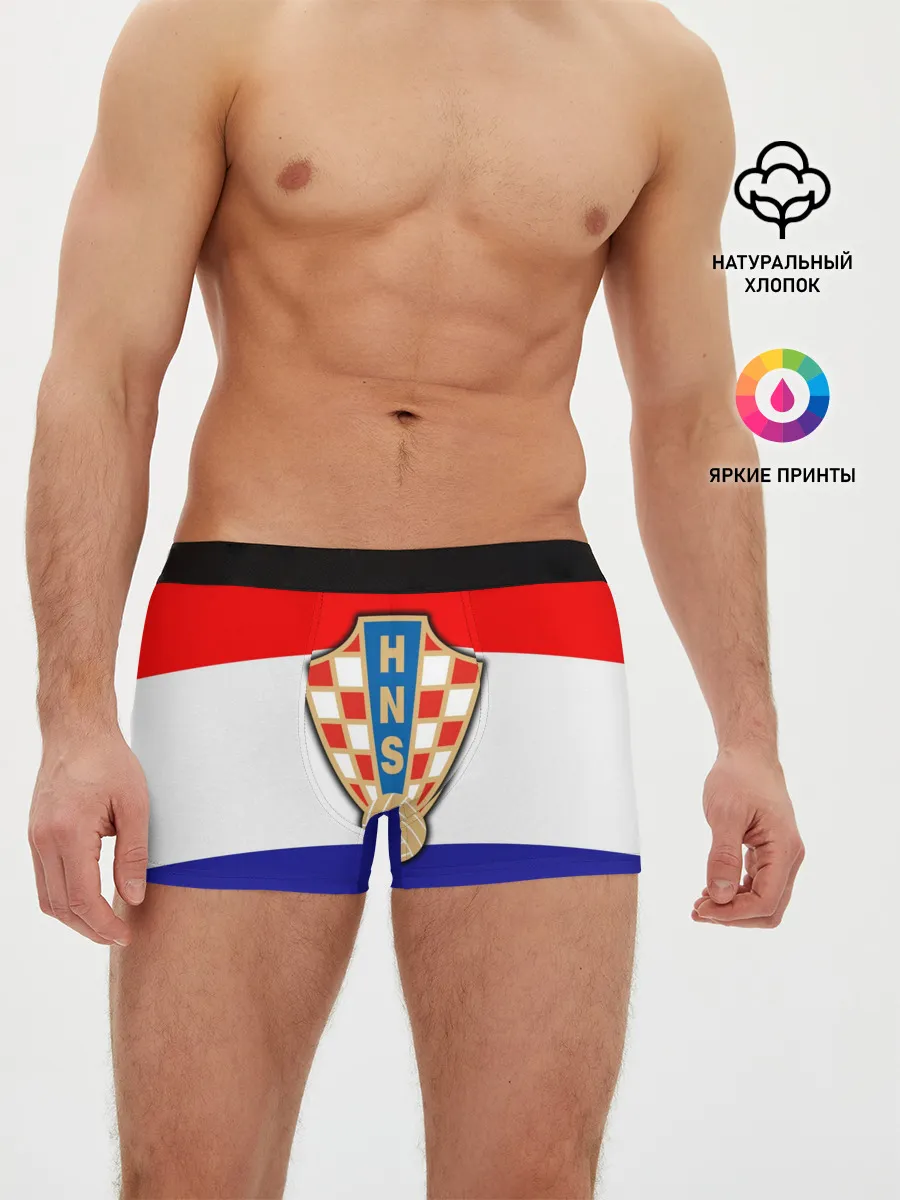 Мужские трусы боксеры / Сборная Хорватии флаг