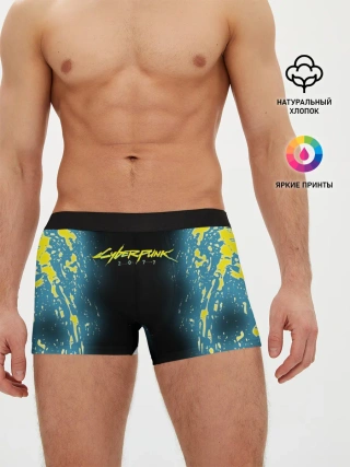 Мужские трусы боксеры / CYBERPUNK 2077 | КИБЕРПАНК 2077
