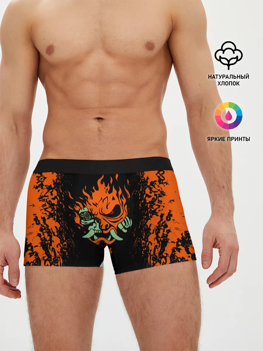 Мужские трусы боксеры / CYBERPUNK 2077 SAMURAI