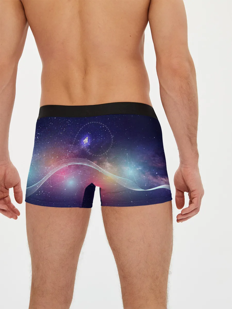 Мужские трусы боксеры / НЛО: людей не существует.