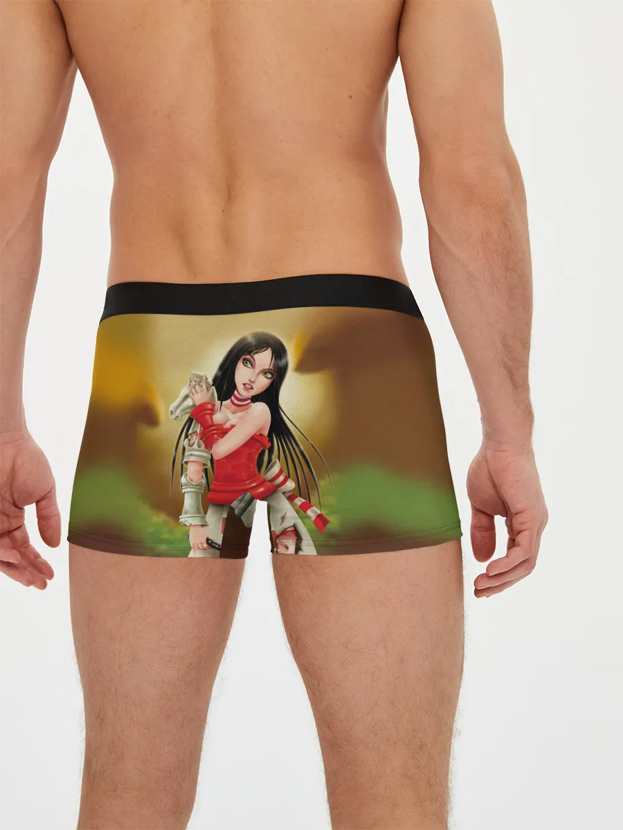 Мужские трусы боксеры / Алиса: безумие возвращается