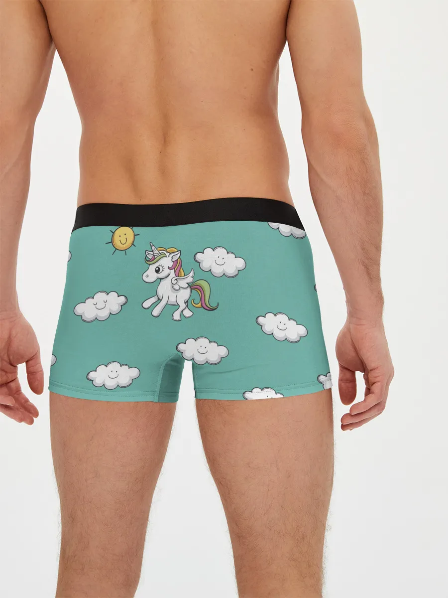 Мужские трусы боксеры / Love of Unicorns