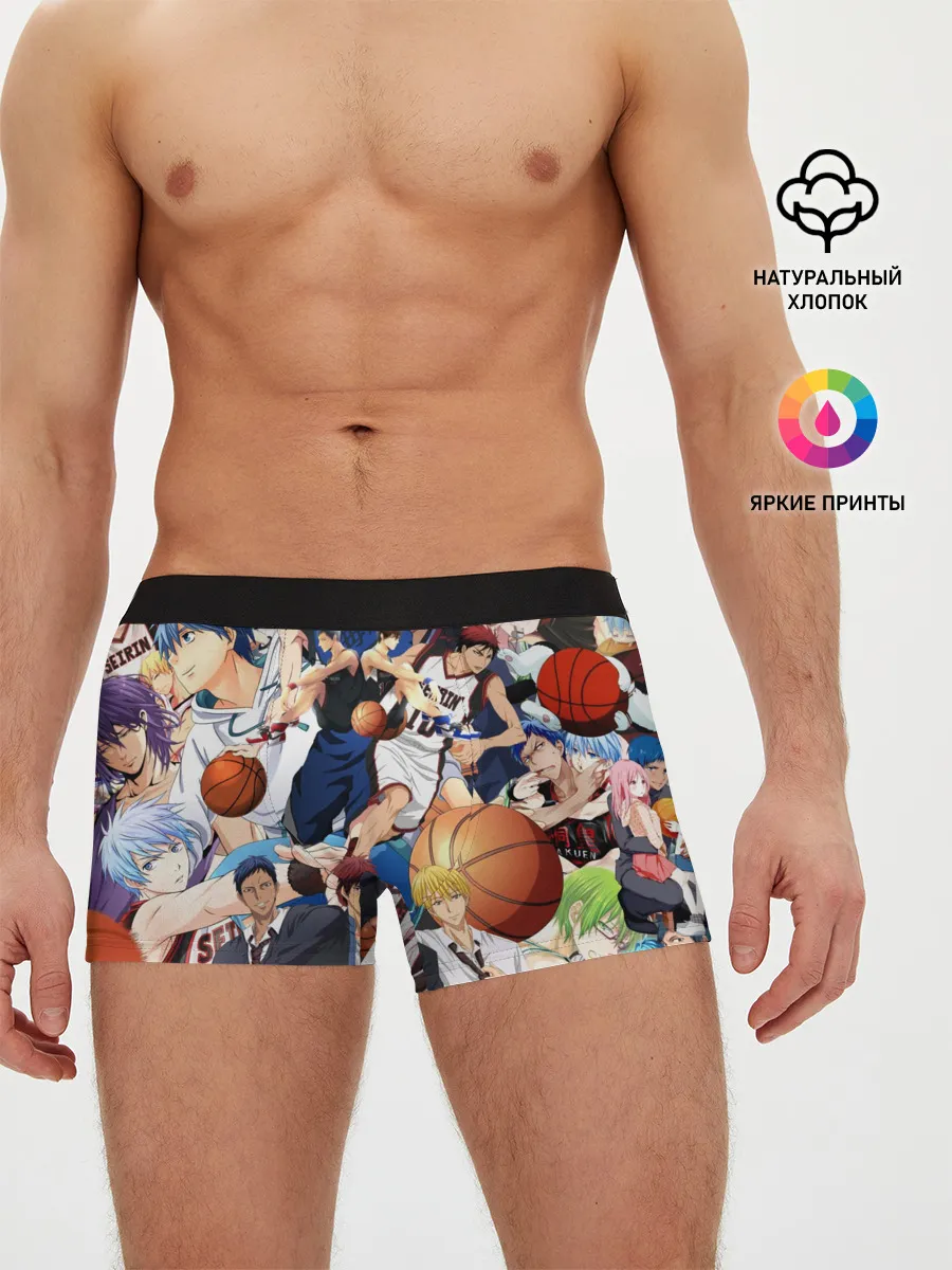 Мужские трусы боксеры / Kuroko no Basket паттерн