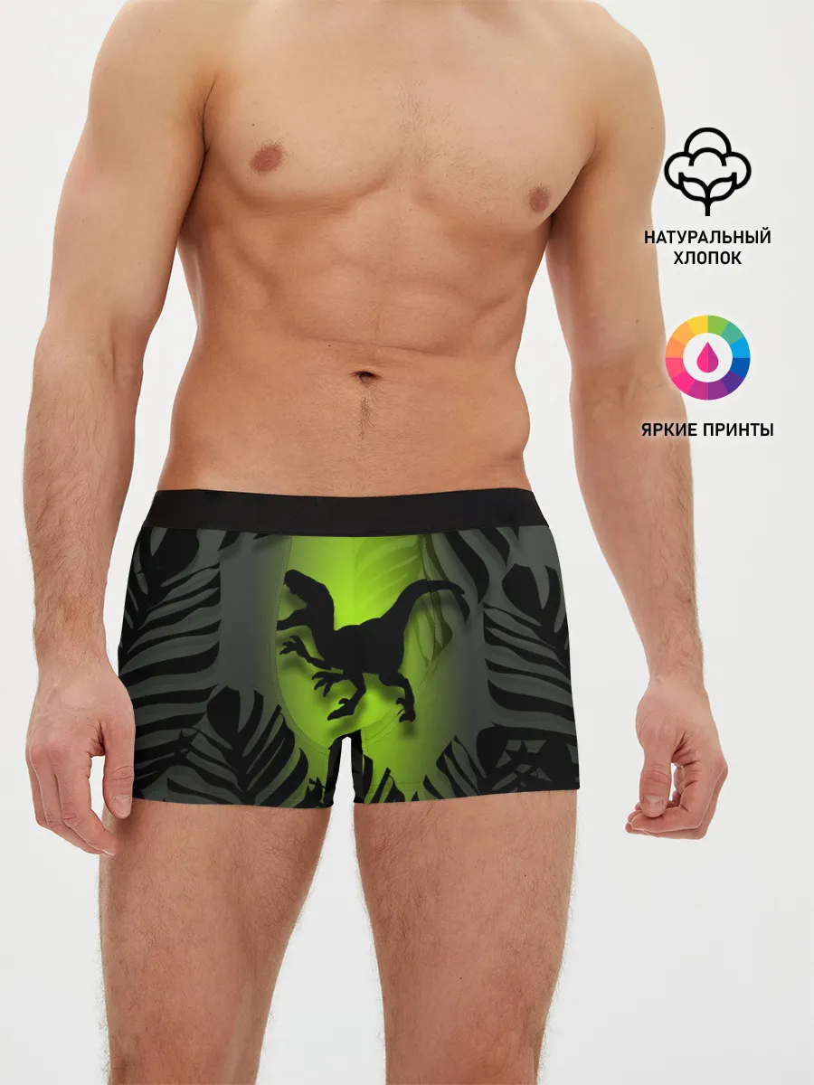 Мужские трусы боксеры / Велоцераптор