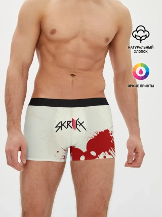 Мужские трусы боксеры / Skrillex