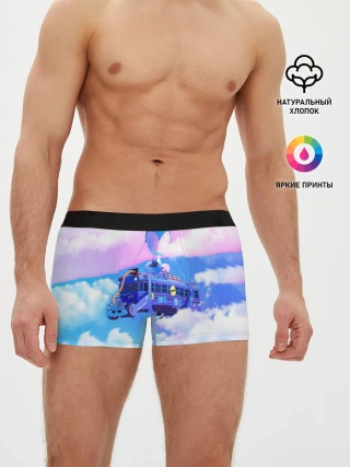Мужские трусы боксеры / Fortnite Bus