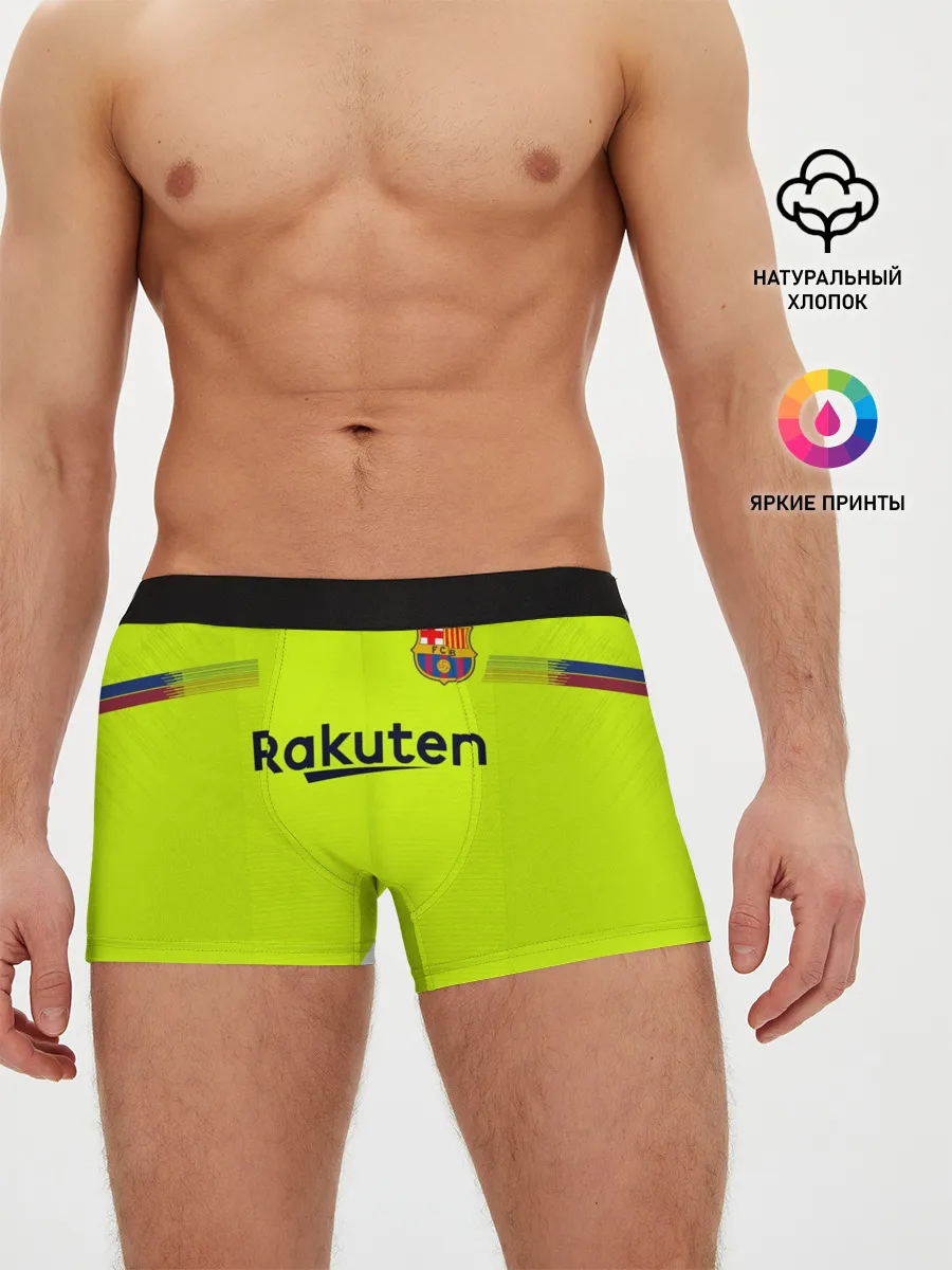 Мужские трусы боксеры / Messi away 18-19