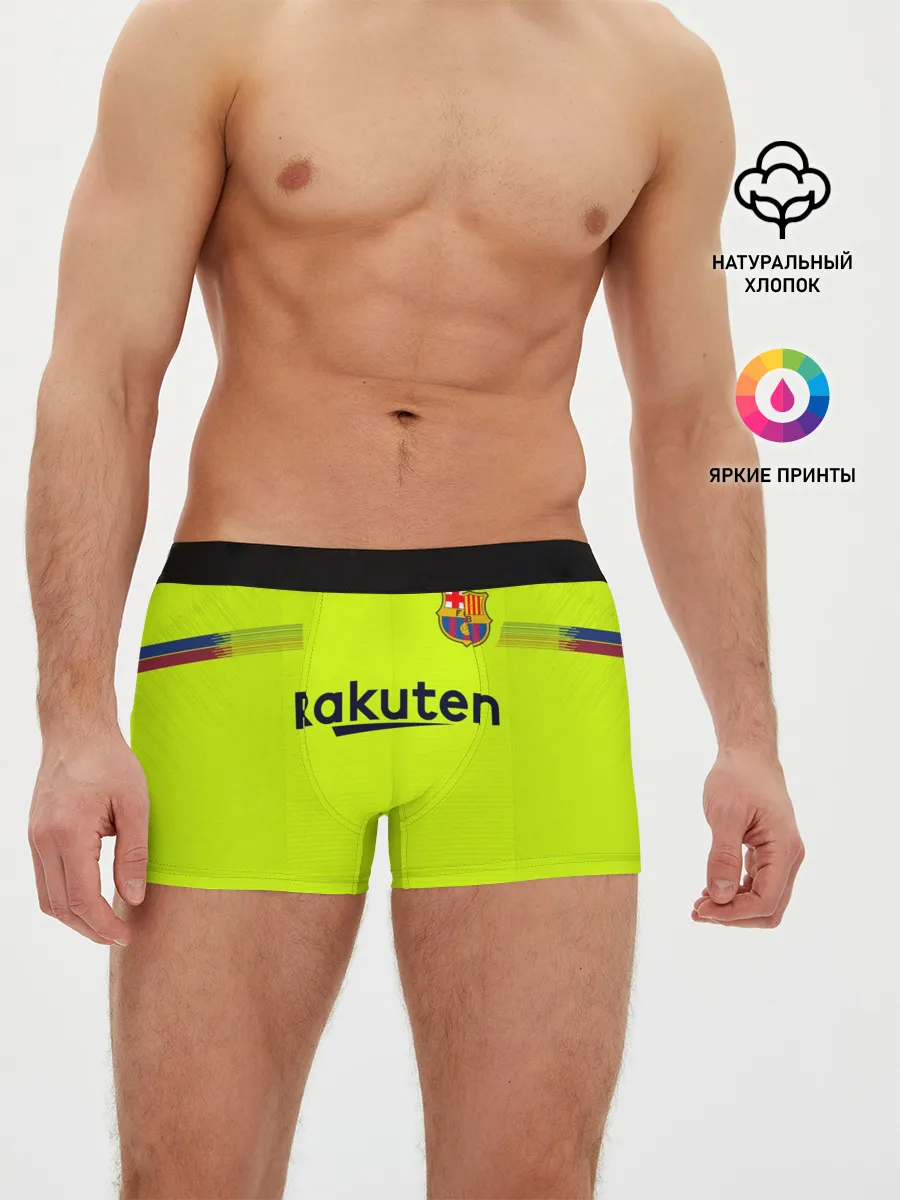 Мужские трусы боксеры / Messi away 18-19