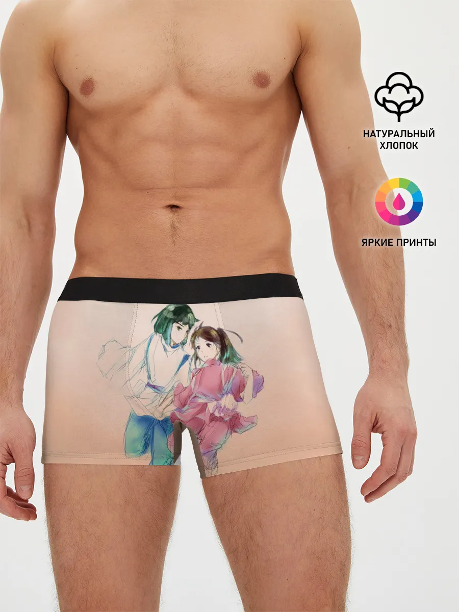 Мужские трусы боксеры / Тихиро и Хаку