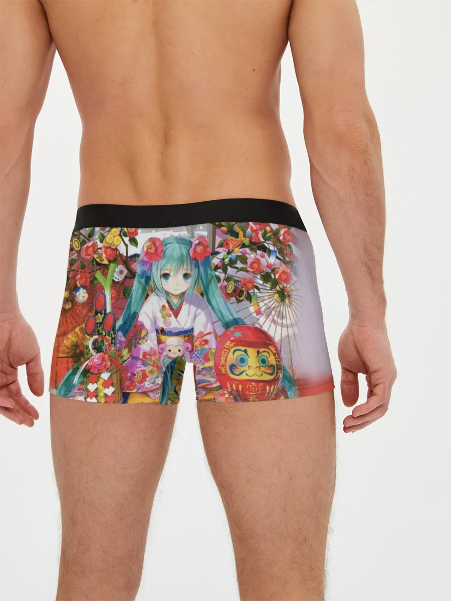 Мужские трусы боксеры / Окно Mika Hatsune