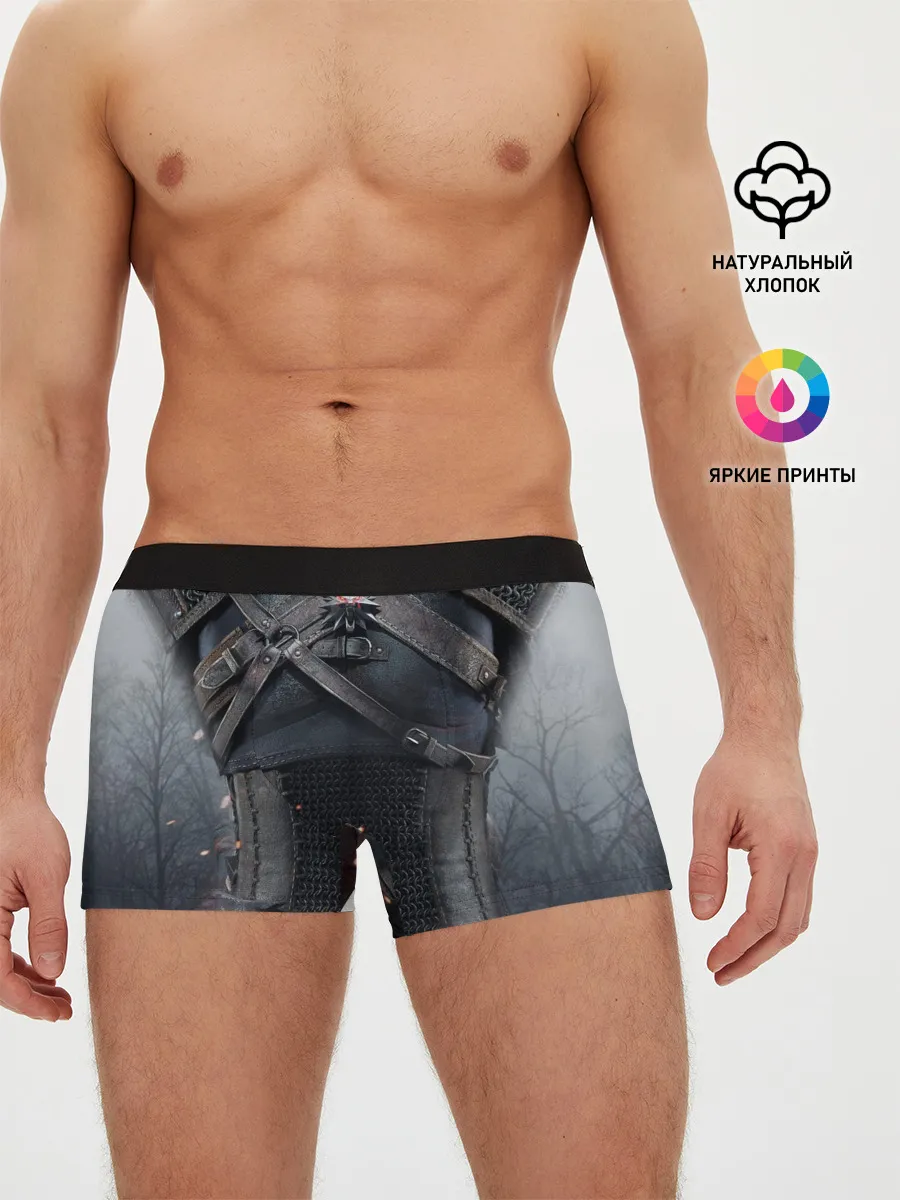 Мужские трусы боксеры / Геральт | снаряжение