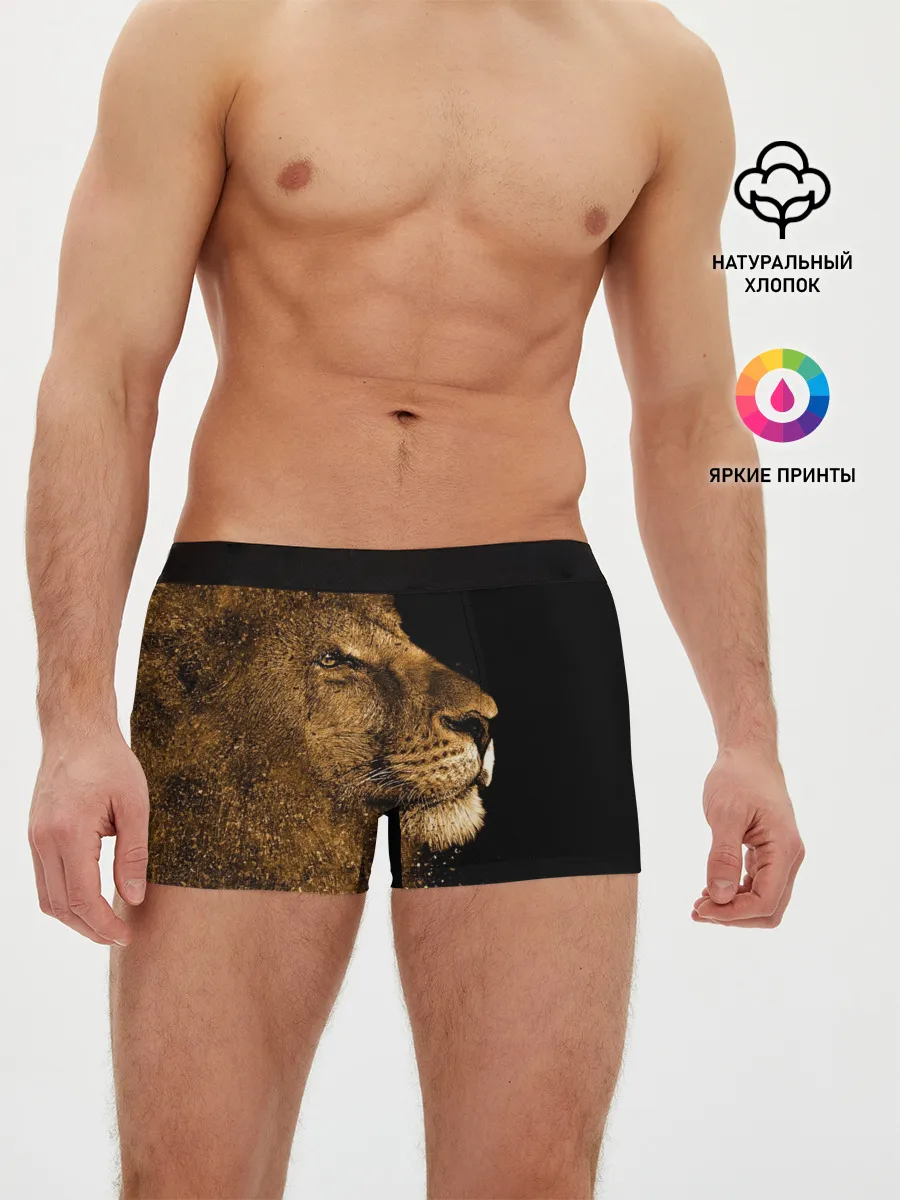 Мужские трусы боксеры / Лев