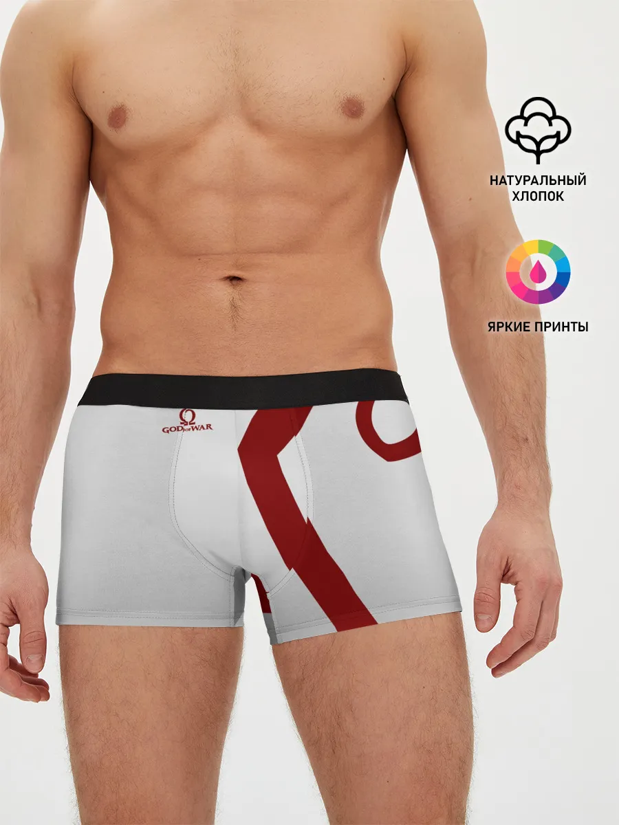 Мужские трусы боксеры / GOD of WAR Татуировки Кратоса