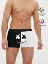Мужские трусы боксеры / MARSHMELLO BLACK & WHITE