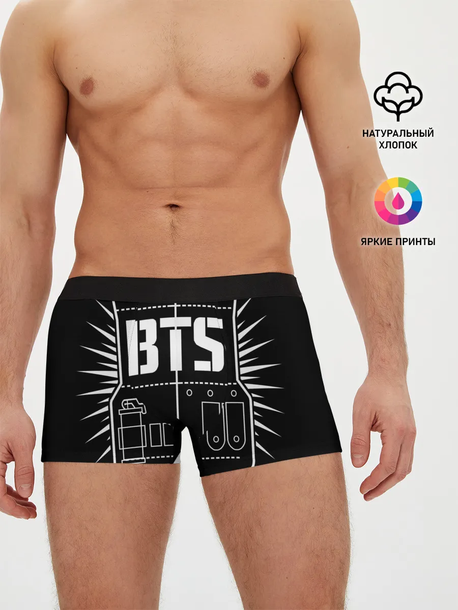Мужские трусы боксеры / BTS ARMY