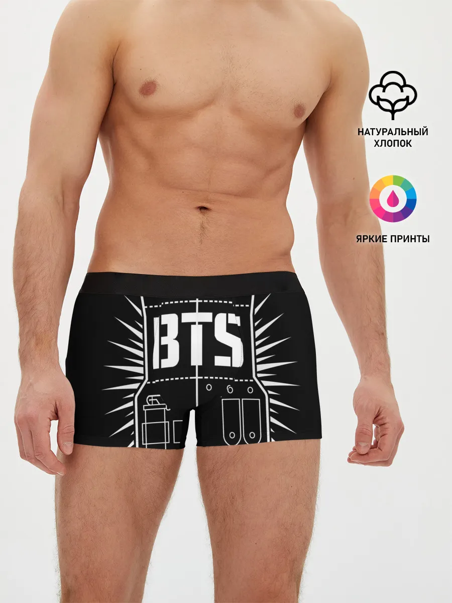 Мужские трусы боксеры / BTS ARMY