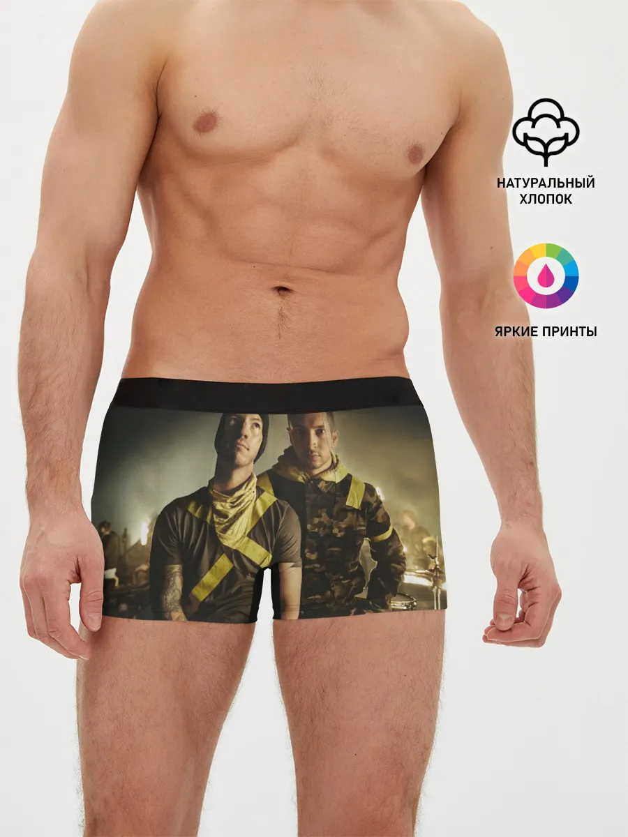 Мужские трусы боксеры / TWENTY ONE PILOTS / TOP