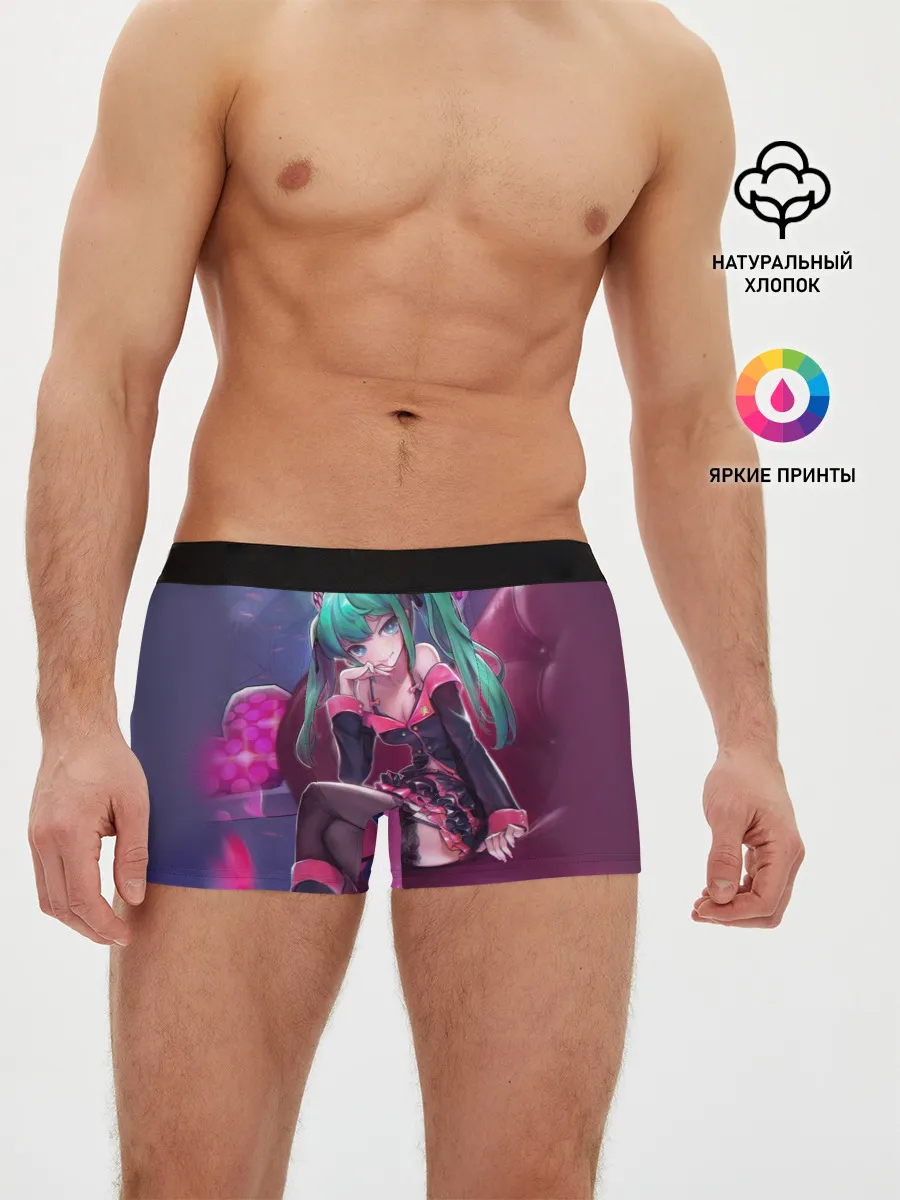 Мужские трусы боксеры / Хатсуне Мику