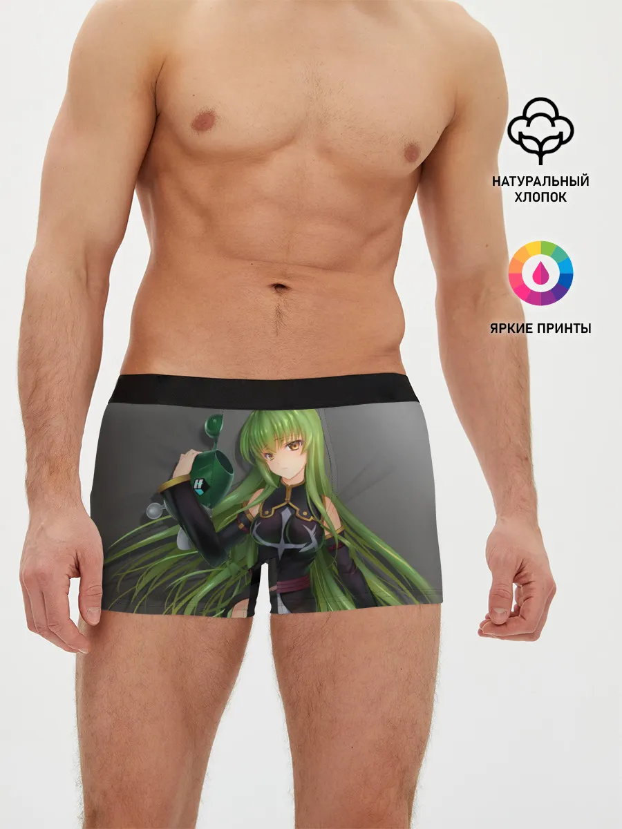 Мужские трусы боксеры / Code Geass art gray
