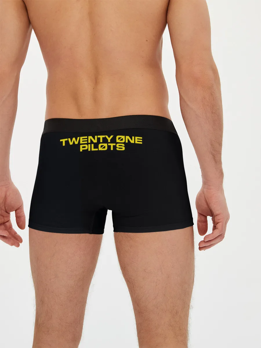 Мужские трусы боксеры / twenty one pilots / trench