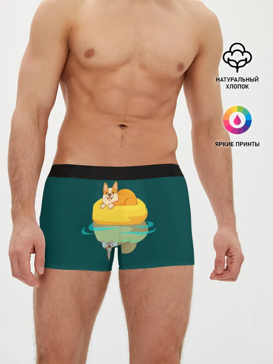 Мужские трусы боксеры / Корги