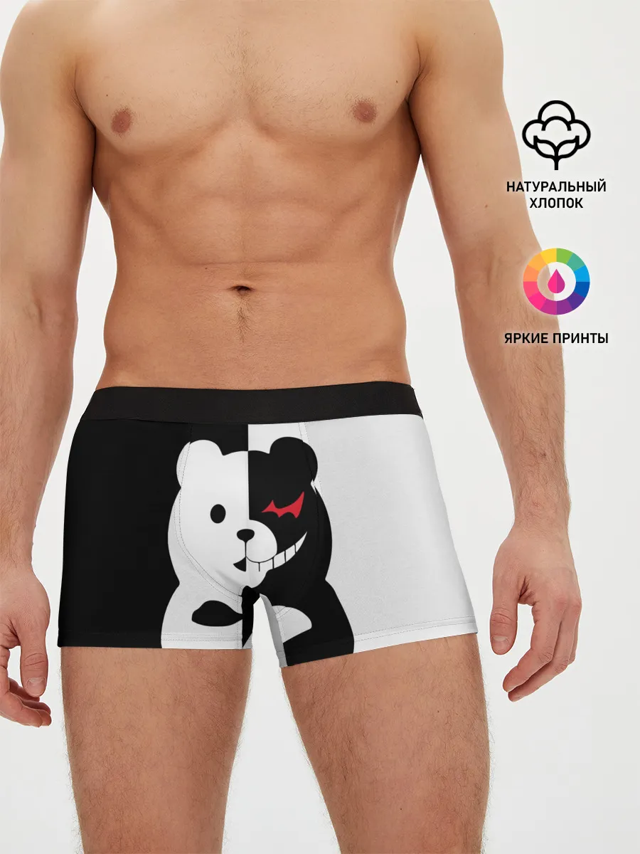 Мужские трусы боксеры / MONOKUMA / МОНОКУМА