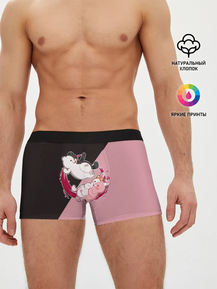 Мужские трусы боксеры / MONOKUMA X MONOMI | МОНОКУМА