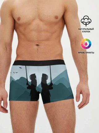 Мужские трусы боксеры / Тренировка кендо