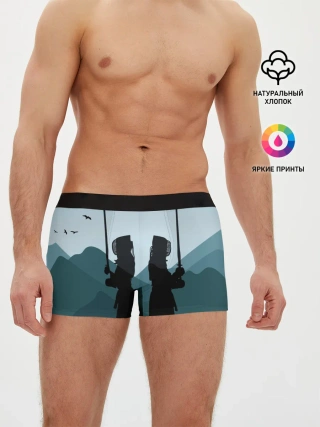 Мужские трусы боксеры / Тренировка кендо