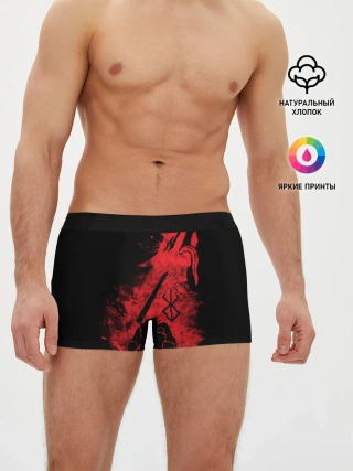 Мужские трусы боксеры / BERSERK elements red