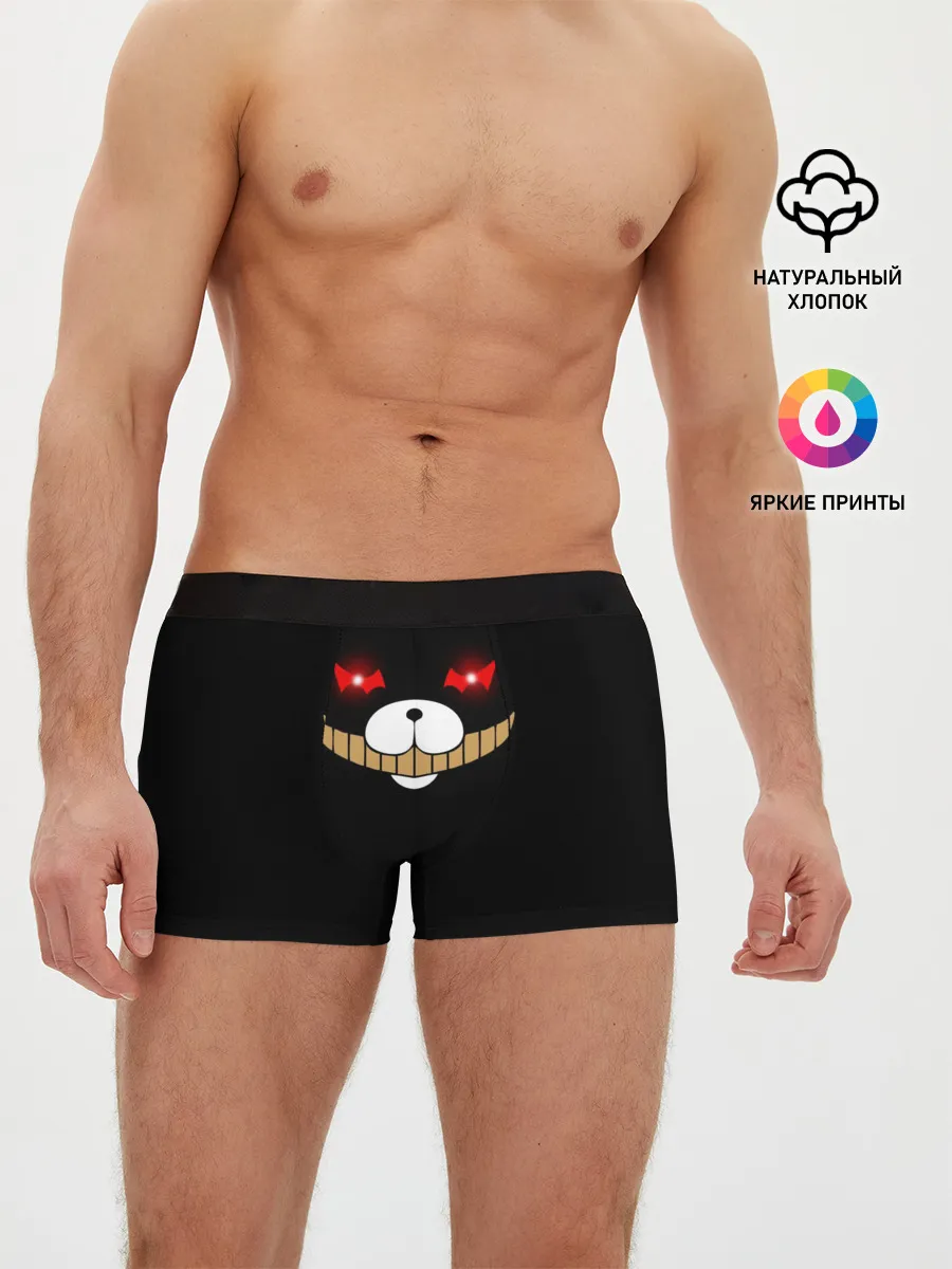 Мужские трусы боксеры / KUROKUMA на черном