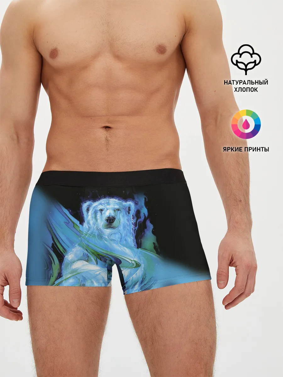 Мужские трусы боксеры / Мишка на Севере