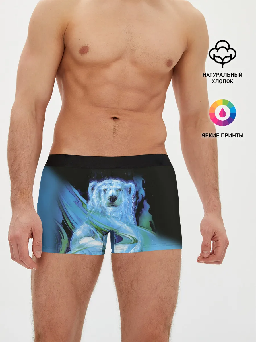 Мужские трусы боксеры / Мишка на Севере