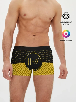 Мужские трусы боксеры / TWENTY ONE PILOTS TOP