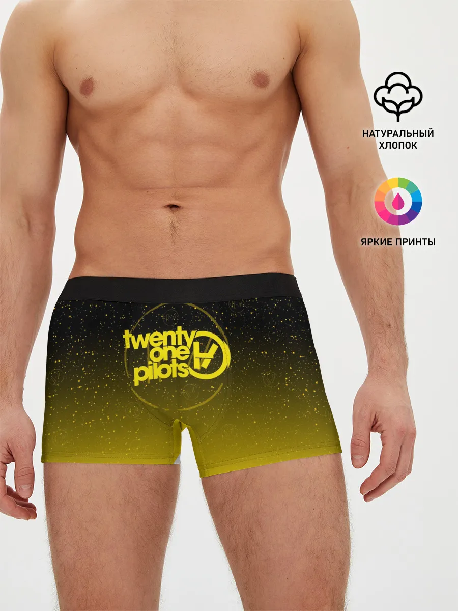 Мужские трусы боксеры / TWENTY ONE PILOTS TOP