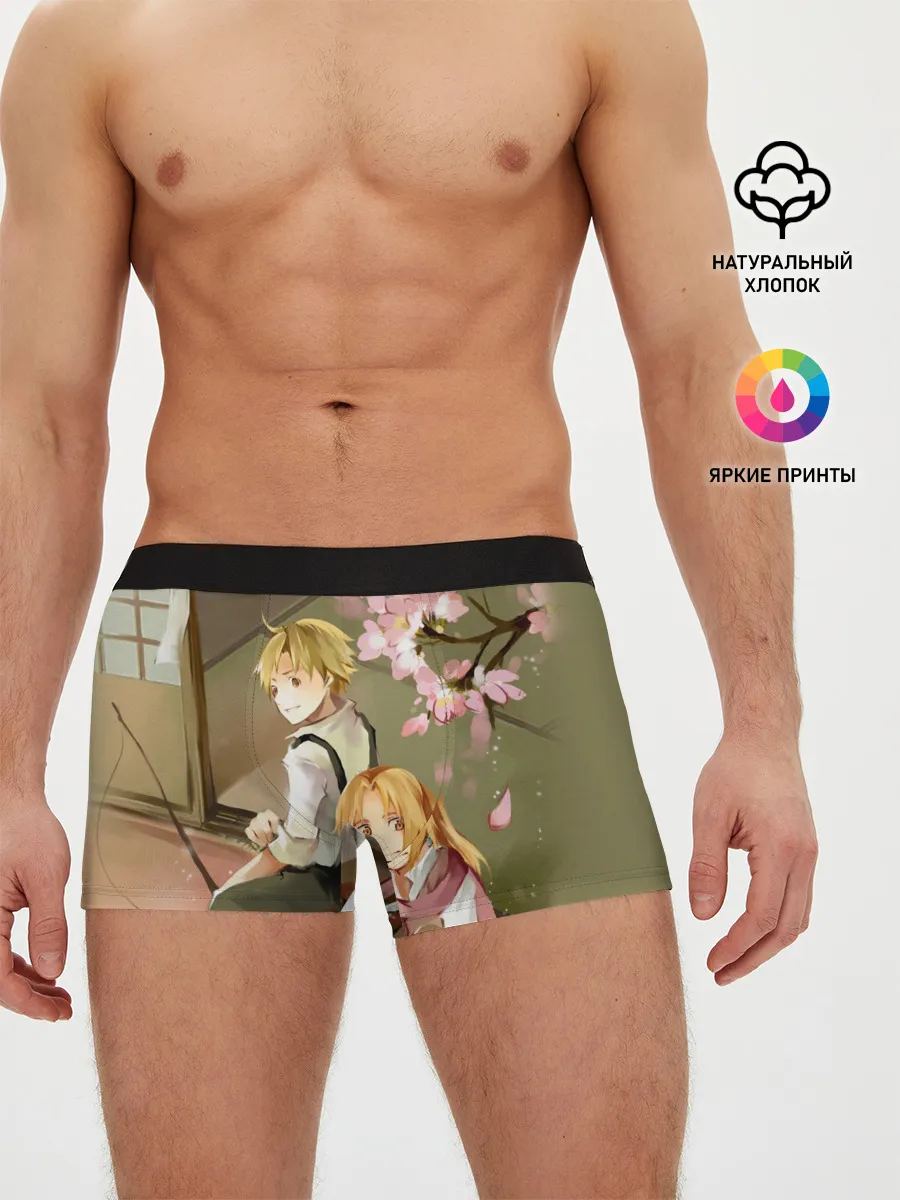 Мужские трусы боксеры / Стальной алхимик