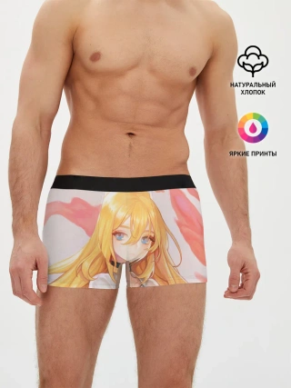 Мужские трусы боксеры / Satsuriku no Tenshi