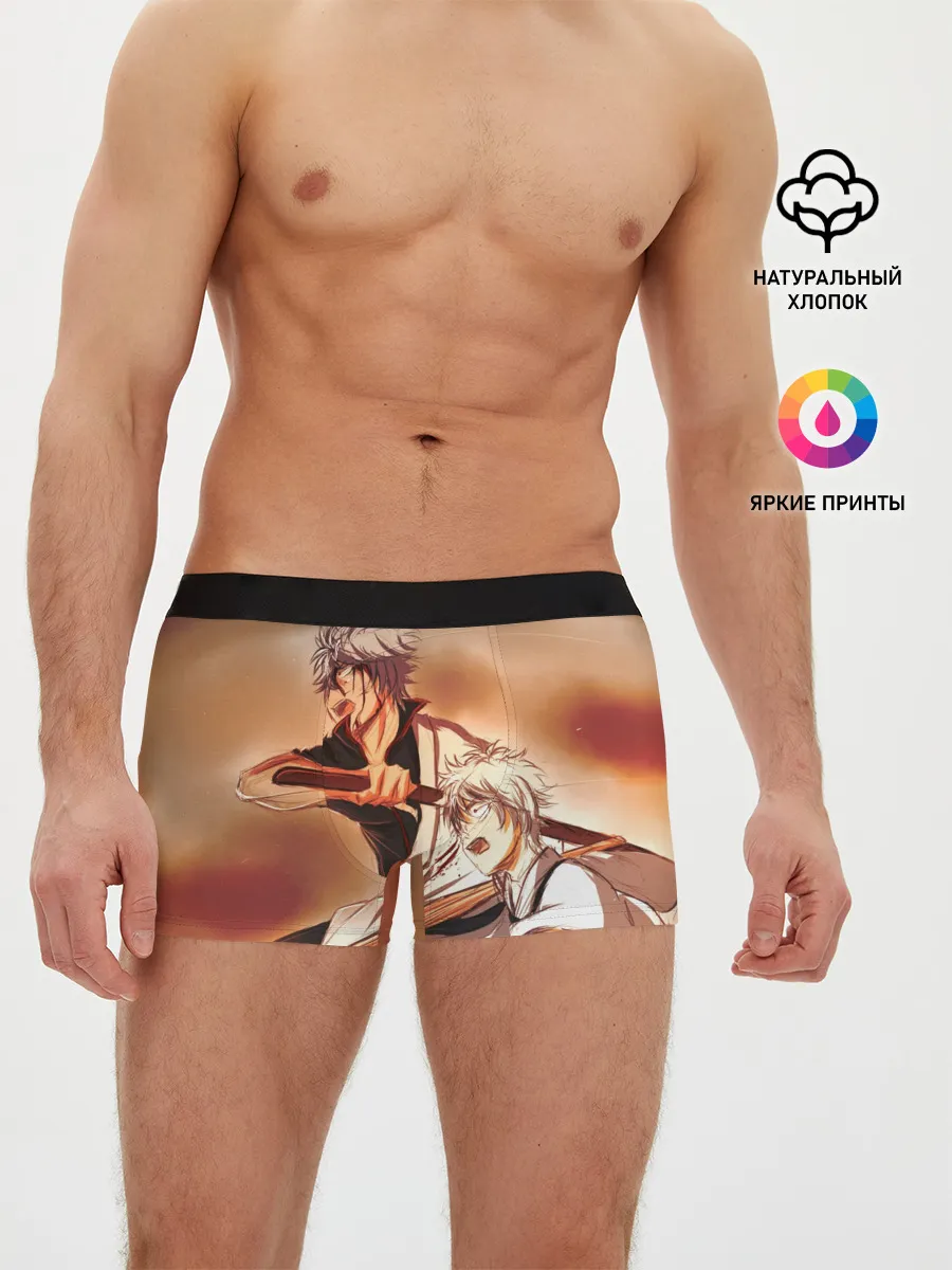 Мужские трусы боксеры / гинтоки саката самурай