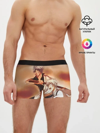 Мужские трусы боксеры / гинтоки саката самурай