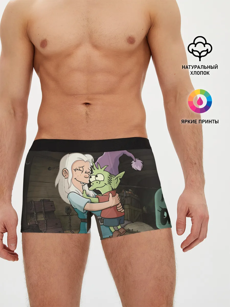 Мужские трусы боксеры / Обнимашки