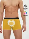 Мужские трусы боксеры / Яичница Сердечко
