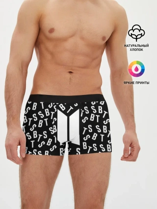 Мужские трусы боксеры / BTS