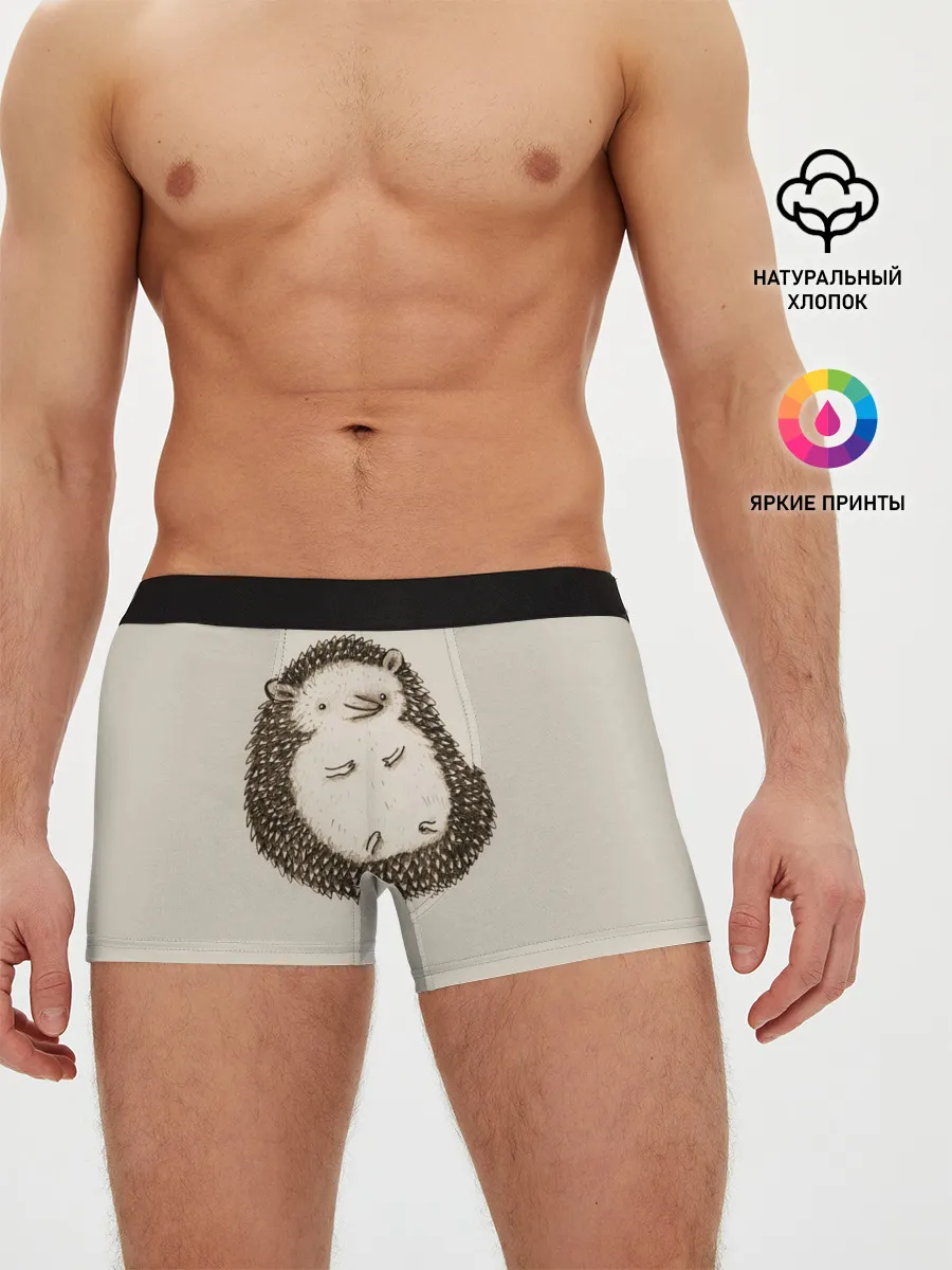 Мужские трусы боксеры / Пузико Ежика