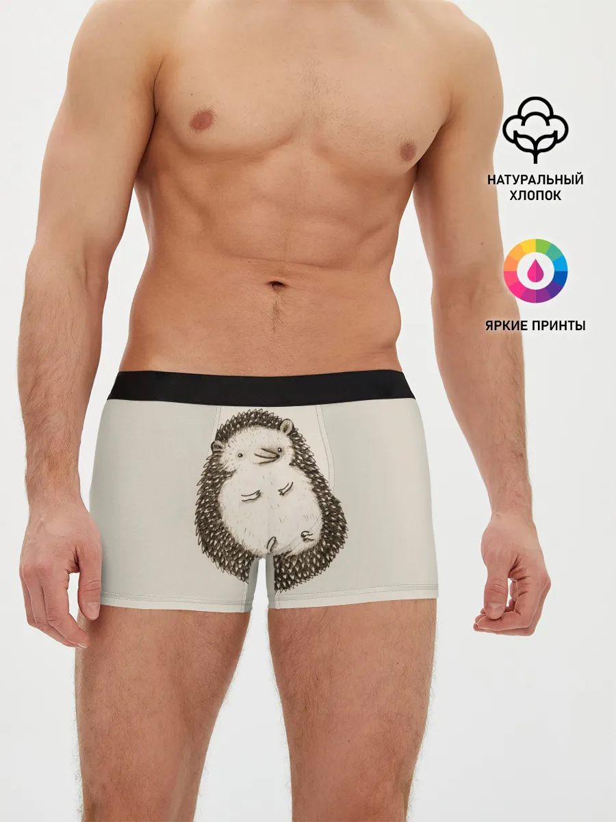 Мужские трусы боксеры / Пузико Ежика