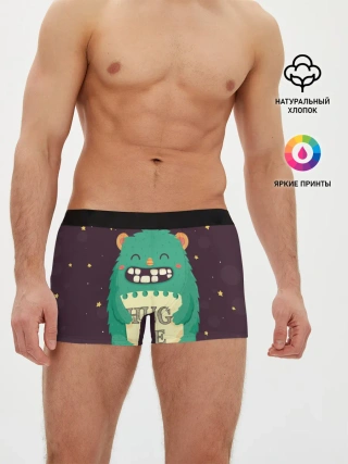 Мужские трусы боксеры / Монстр обнимашки