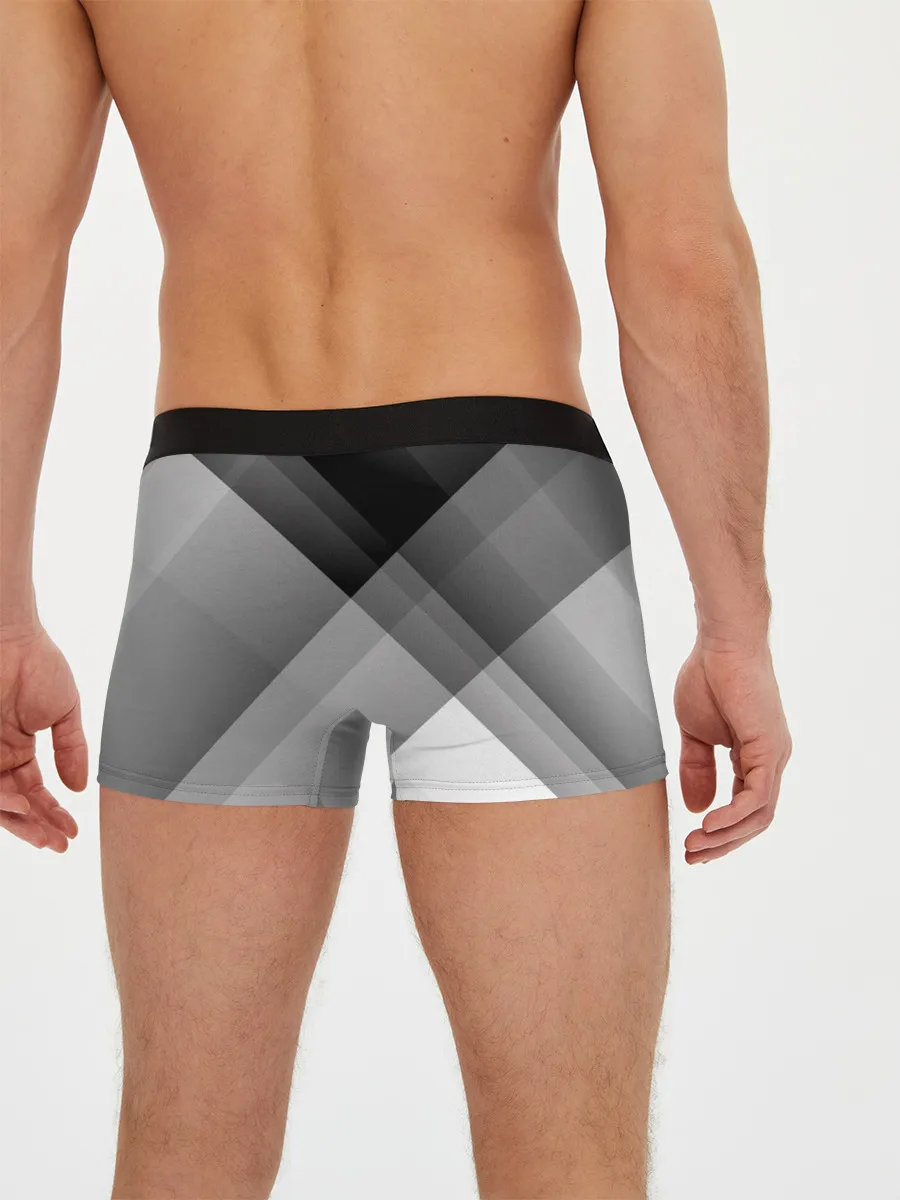 Мужские трусы боксеры / Геометрия