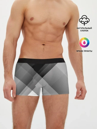 Мужские трусы боксеры / Геометрия