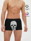 Мужские трусы боксеры / Sketchy Cat Skull